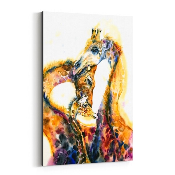 Noir Gallery Animal Family Giraffe Insects Moth Canvas Wall Art Print