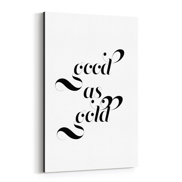 Noir Gallery Motivational Minimal Typography Canvas Wall Art Print
