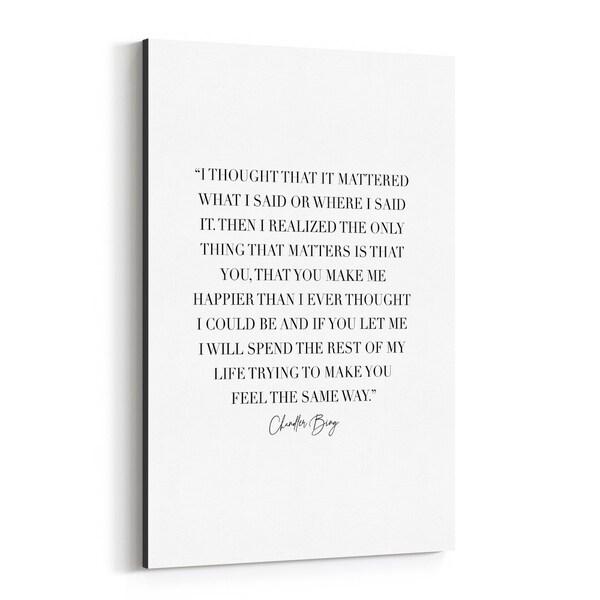 Noir Gallery Humor Quote Typography Canvas Wall Art Print