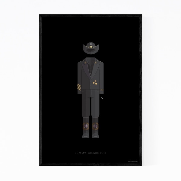 Noir Gallery Lemmy Kilmister Motorhead Framed Art Print