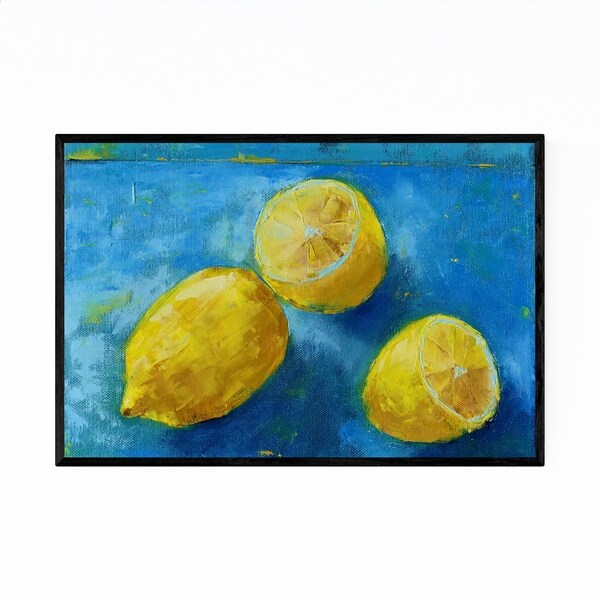 Noir Gallery Fruit Kitchen Lemon Painting Framed Art Print
