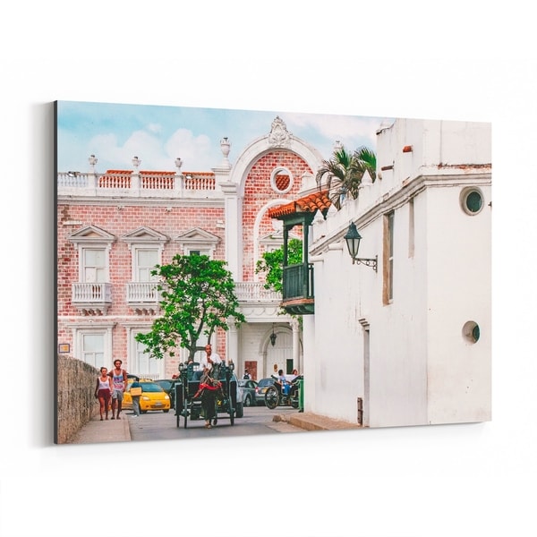 Noir Gallery Cartagena Colombia Architecture Photo Canvas Wall Art Print