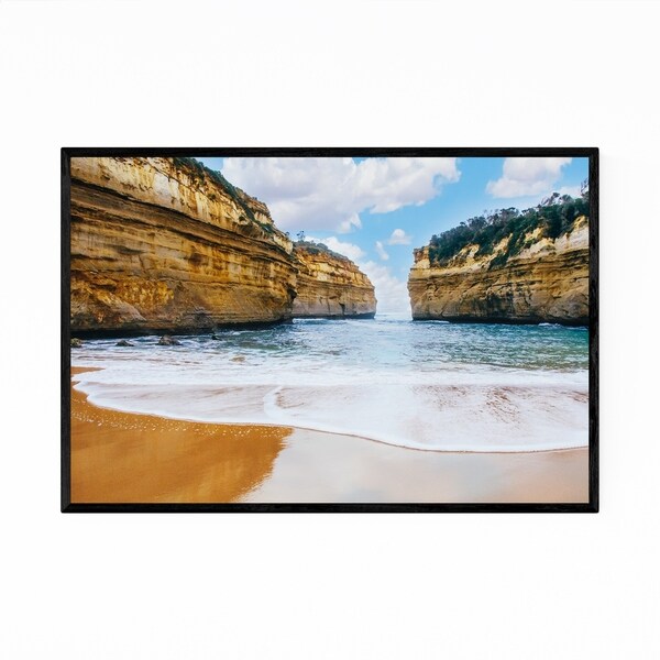 Noir Gallery Great Ocean Road Australia Beach Framed Art Print