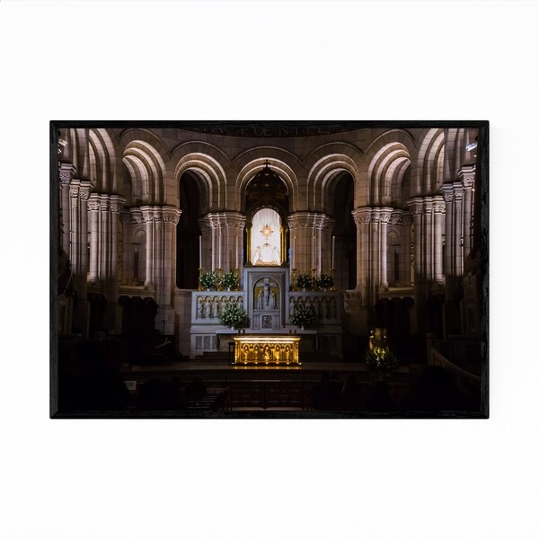 Noir Gallery Paris France Architecture Photo Framed Art Print