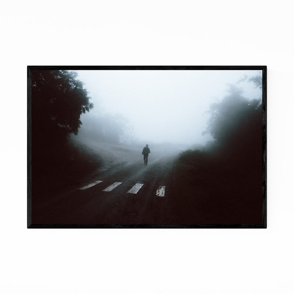 Noir Gallery Udaipur India Fog Photo Framed Art Print