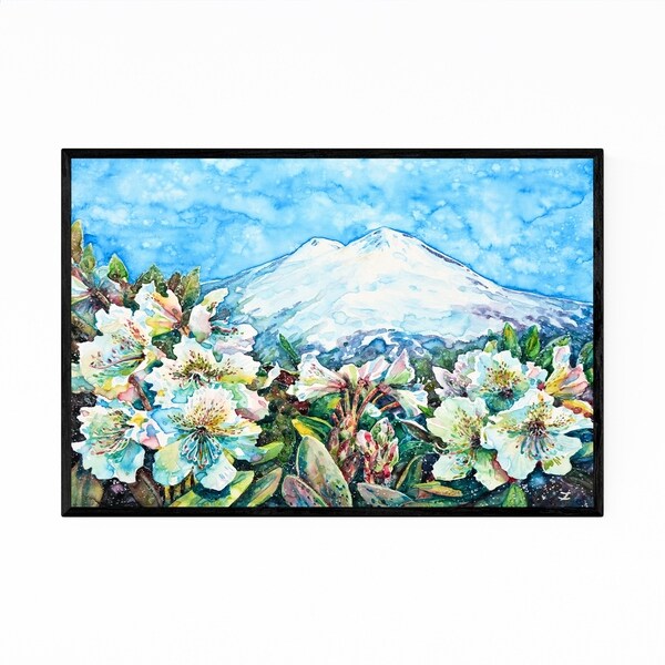 Noir Gallery Floral Botanical Painting Framed Art Print