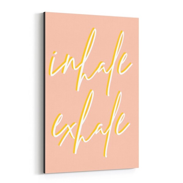 Noir Gallery Motivational Minimal Typography Canvas Wall Art Print