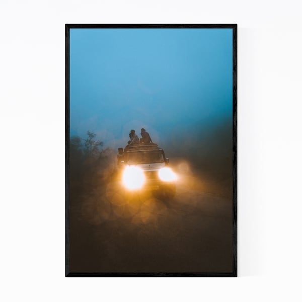Noir Gallery Udaipur India Fog Photo Framed Art Print