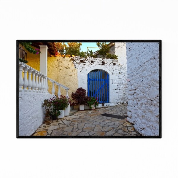Noir Gallery Kerkyra Greece Urban Photo Framed Art Print
