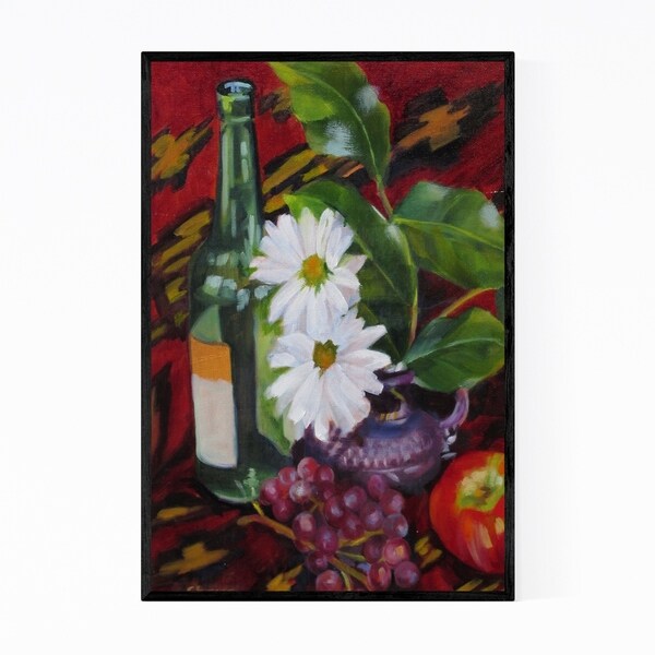 Noir Gallery Autumn Floral Botanical Still Life Framed Art Print