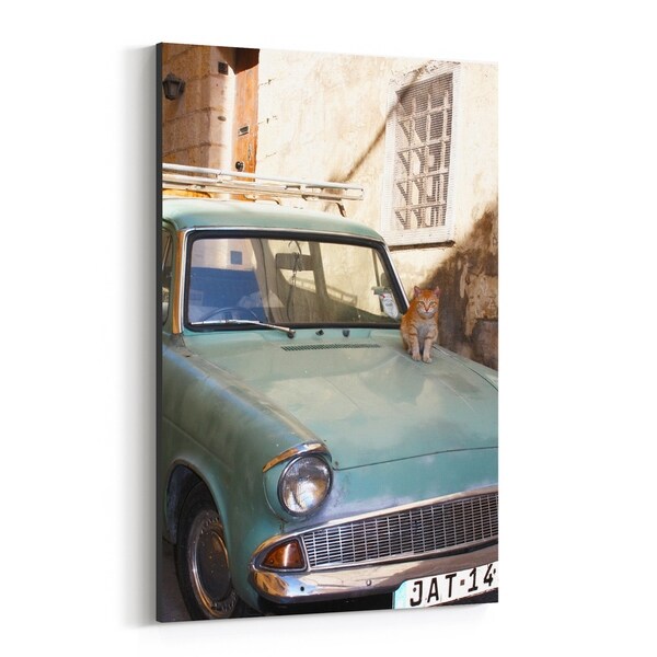 Noir Gallery Cat Animals Cars Urban Photo Canvas Wall Art Print