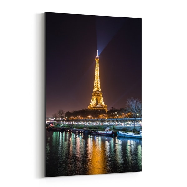 Noir Gallery Paris France Eiffel Tower Photo Canvas Wall Art Print