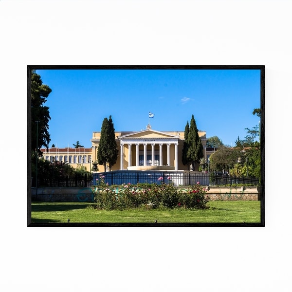 Noir Gallery Athens Greece Architecture Framed Art Print