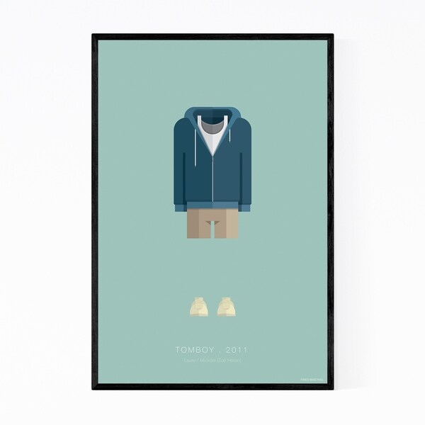Noir Gallery Tomboy Movie TV Illustration Framed Art Print