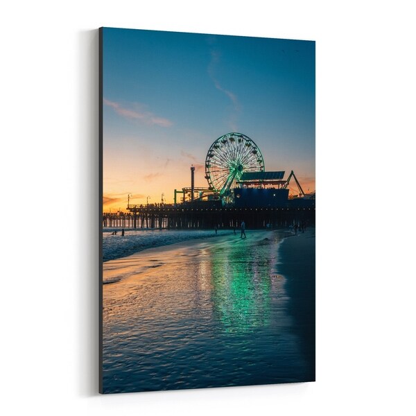 Noir Gallery Santa Monica California Beach Photo Canvas Wall Art Print