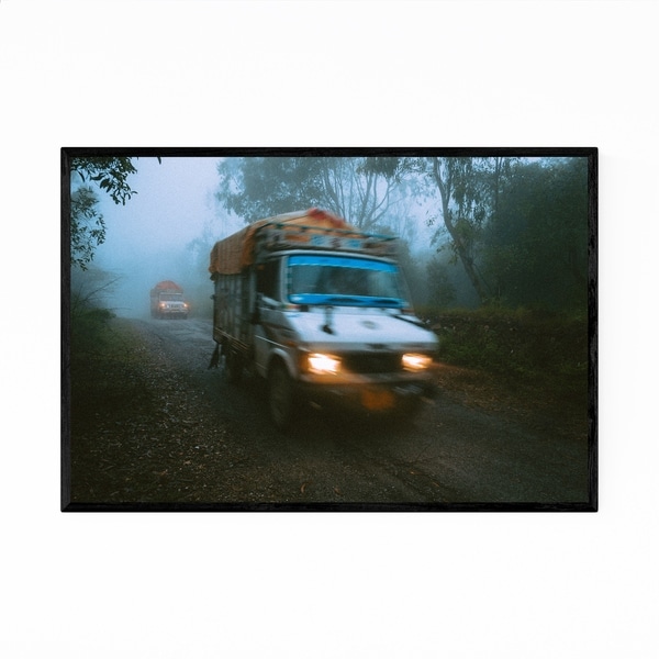 Noir Gallery Udaipur India Fog Photo Framed Art Print