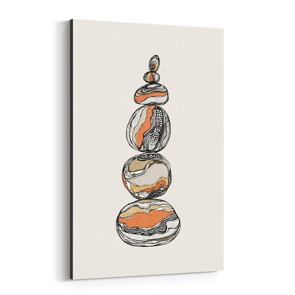 Noir Gallery Nature Watercolor Retro Painting Canvas Wall Art Print