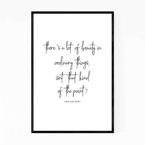 Noir Gallery The Office TV Quote Typography Framed Art Print