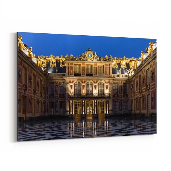 Noir Gallery Versailles France Architecture Photo Canvas Wall Art Print
