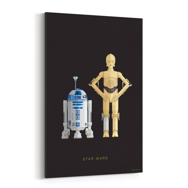 Noir Gallery Star Wars Illustration Canvas Wall Art Print