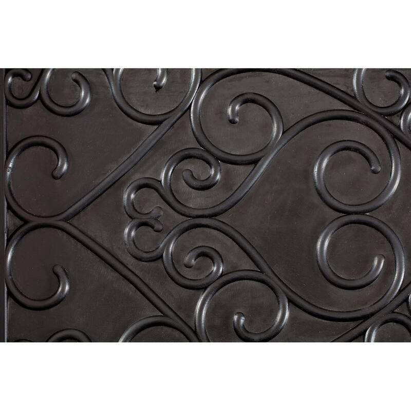Natural and Recycled Rubber Boot Tray with Tan and Dark Brown Coir Insert