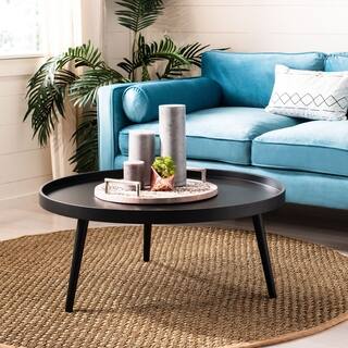 Safavieh Fritz Round Tray Top Coffee Table - 35.4" x 35.4" x 15"