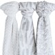 preview thumbnail 1 of 3, Cotton Muslin Swaddle Blanket-3 Pack Classic Grey - N/A