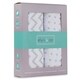 preview thumbnail 3 of 2, Bassinet Sheet Set Jersey Cotton 2 Pack - Grey