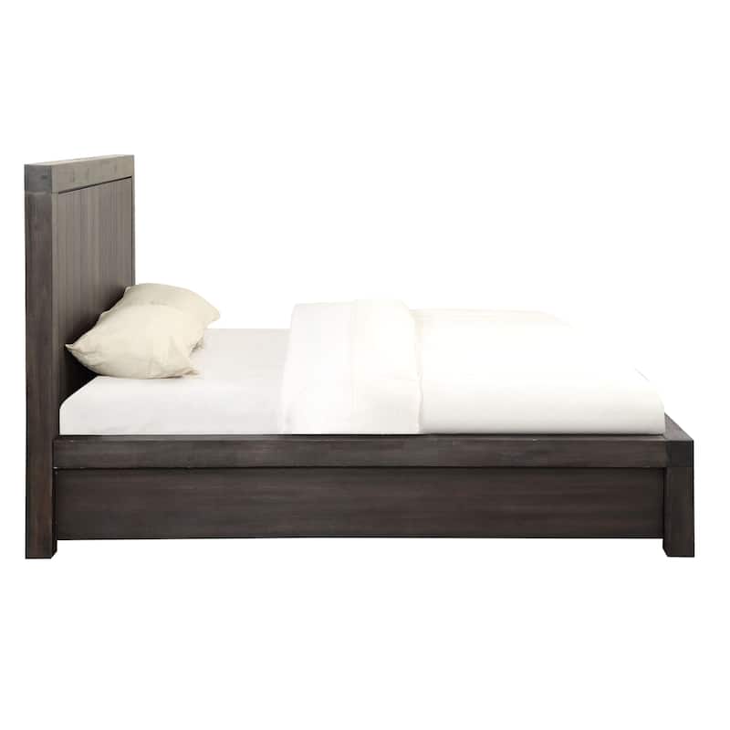 Carbon Loft Boa King-size Two-drawer Storage Bed in Basalt Grey