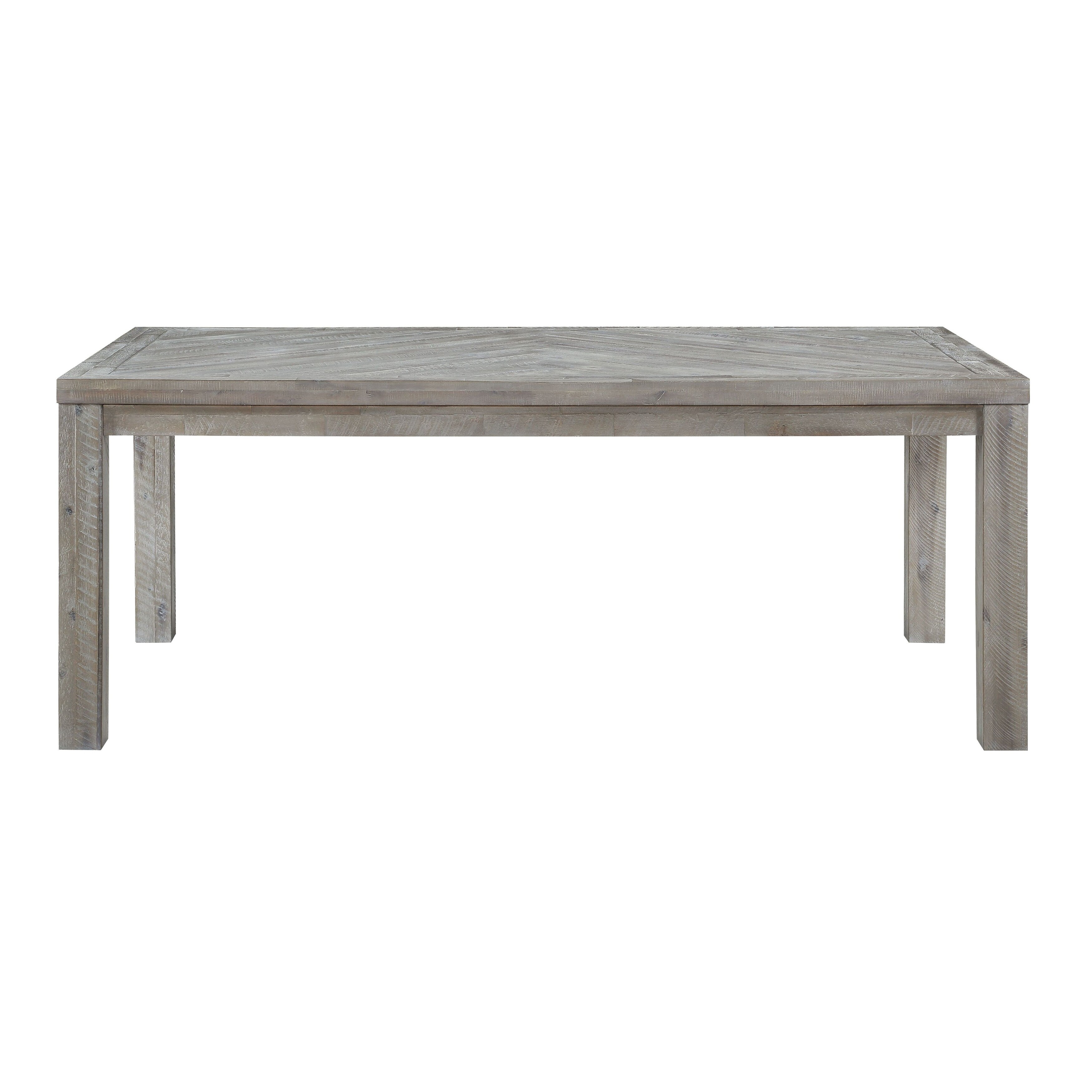 Alexandra Solid Wood Rectangular Dining Table In Rustic Latte Alexandra Solid Wood Rectangular Dining Table In Rustic Latte