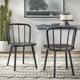 Lifestorey Farmhouse Wood Chair (Set of 2) - Thumbnail 1