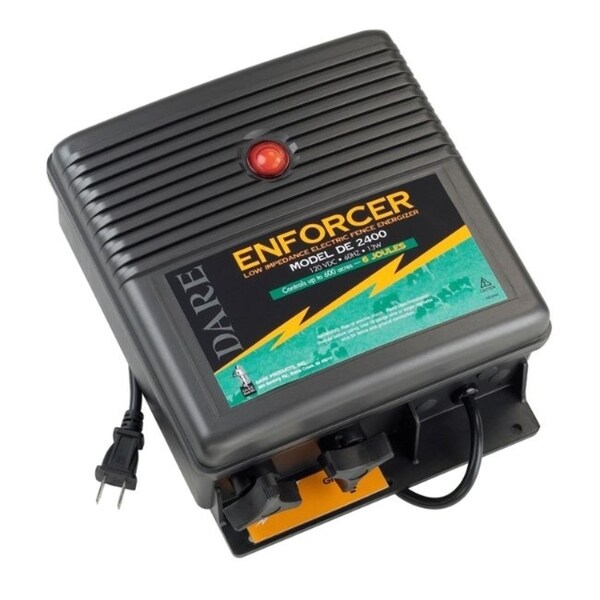 Dare Products Enforcer 110 volt Electric-Powered Fence Energizer 600 acres Black