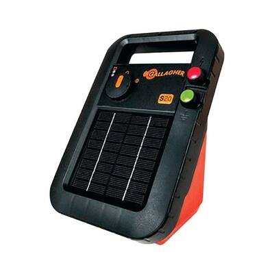 Gallagher S20 6 volt Solar Fence Energizer 12 mi. Black/Orange