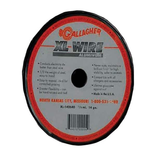 Wire Guide Gallagher Gallagher Electric Electric Fence Wire 1/2 mi. Silver - Bed Bath ...