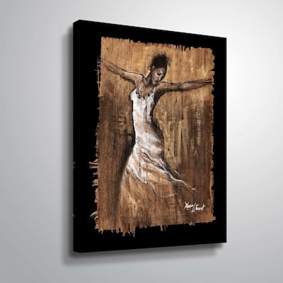 "Graceful Motion I" Gallery Wrapped Canvas