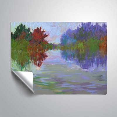 "Waterways VII" Removable Wall Art Mural