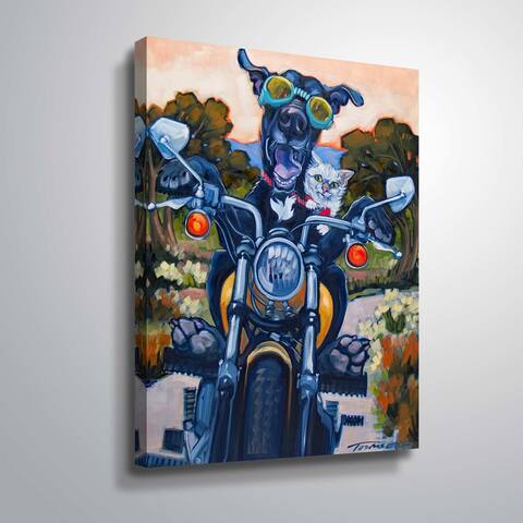 "Under an orange sky" Gallery Wrapped Canvas