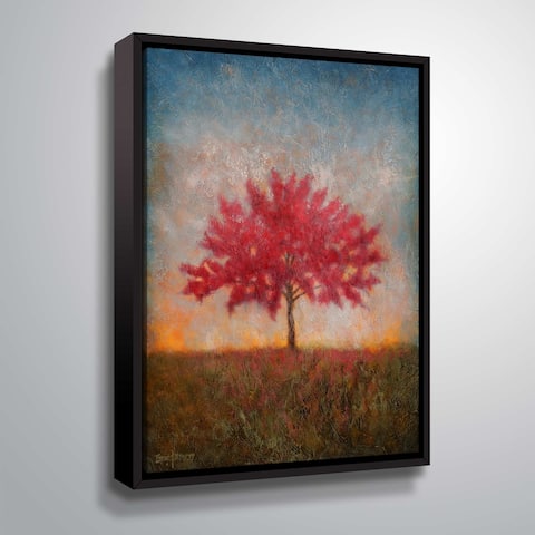 "Red Bud no. 1" Gallery Wrapped Floater-framed Canvas