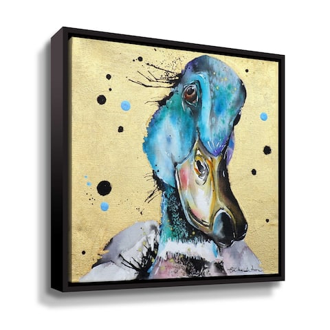 "Super Duck" Gallery Wrapped Floater-framed Canvas