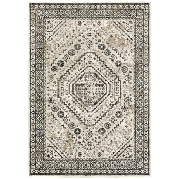 Porch & Den Peggy Vintage Medallion Area Rug