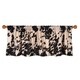 preview thumbnail 1 of 2, Glenna Jean Cow Animal Curtain Valance for Kids Window Black and White - N/A