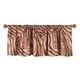 preview thumbnail 1 of 2, Glenna Jean Zebra Animal Curtain Valance for Kids   Brown and White - N/A