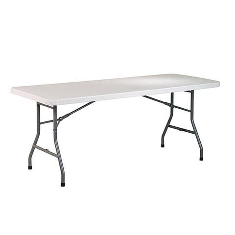 Office Star 6 ft. Center-fold Resin Top Multi-purpose Table
