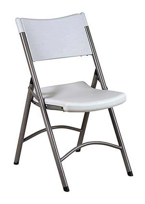 Office Star Lightweight Folding Plastic Chair (Set of 4)