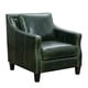 Essex Distressed Green Top Grain Leather Sofa and Chair Set - Bed Bath ...