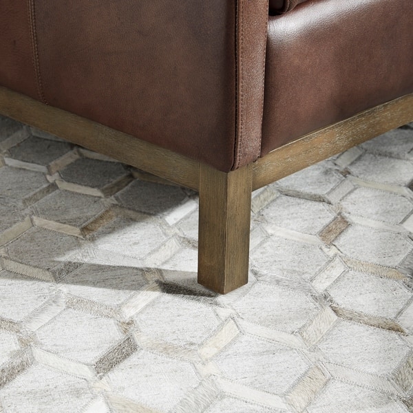 Summit Brown Top Grain Leather Sofa and Loveseat Set Bed Bath