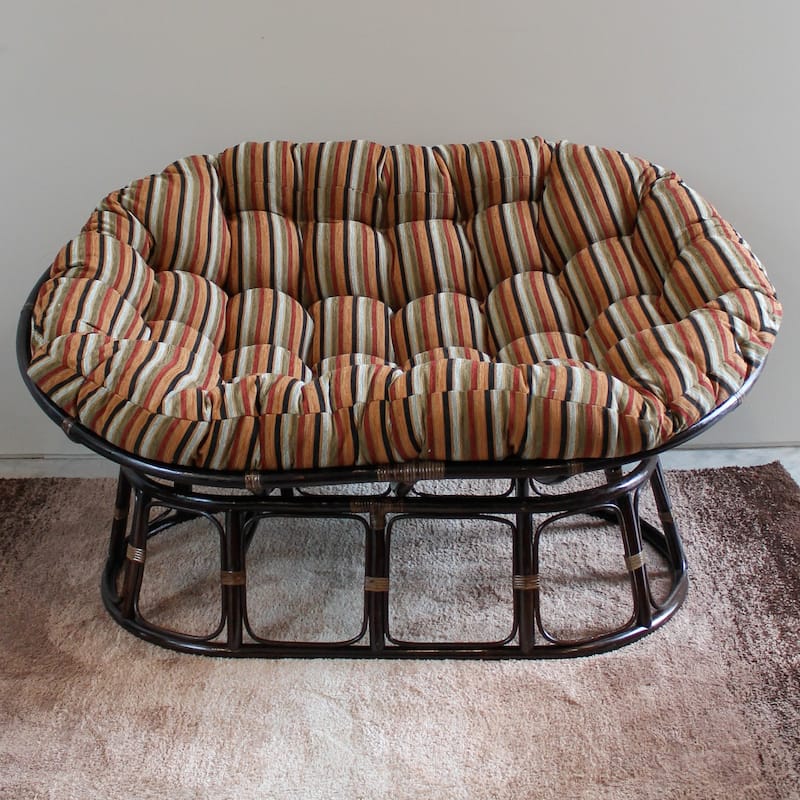 Blazing Needles 78-inch Double Papasan Chenille Cushion