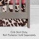 preview thumbnail 1 of 2, Glenna Jean Crib Skirt, Nursery Crib Bedding Skirt Cow Brown & White - N/A