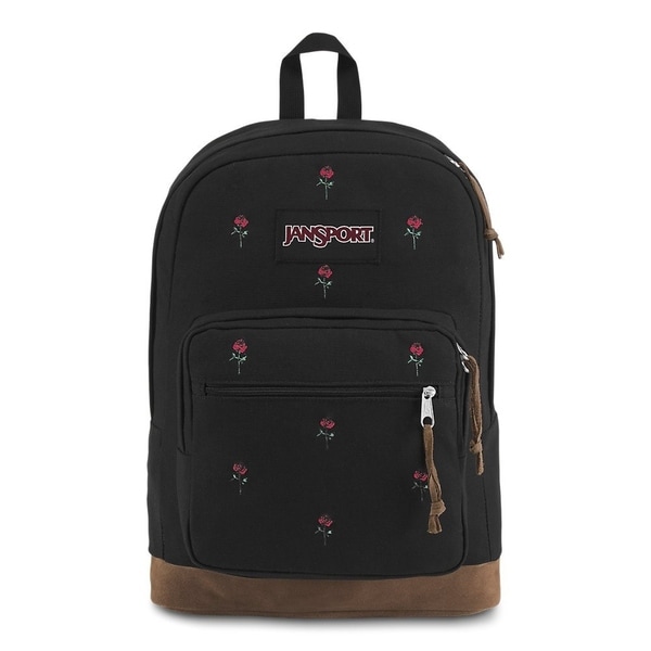 embroidered laptop backpack