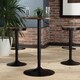 OFM 161 Collection Industrial Modern 33" to 42" Height Adjustable Pub Table - Thumbnail 4